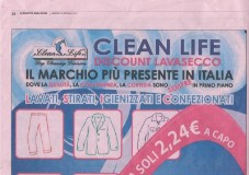 la pubblicità sulla gazzetta dello sport fatta dalla clean life